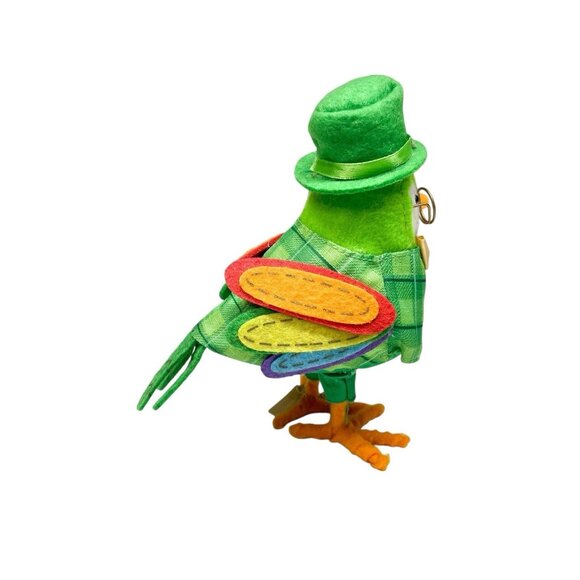 Target Spritz 2020 Featherly Friends Laddie St. Patrick's Day Bird with Nametag - Picture 6 of 9